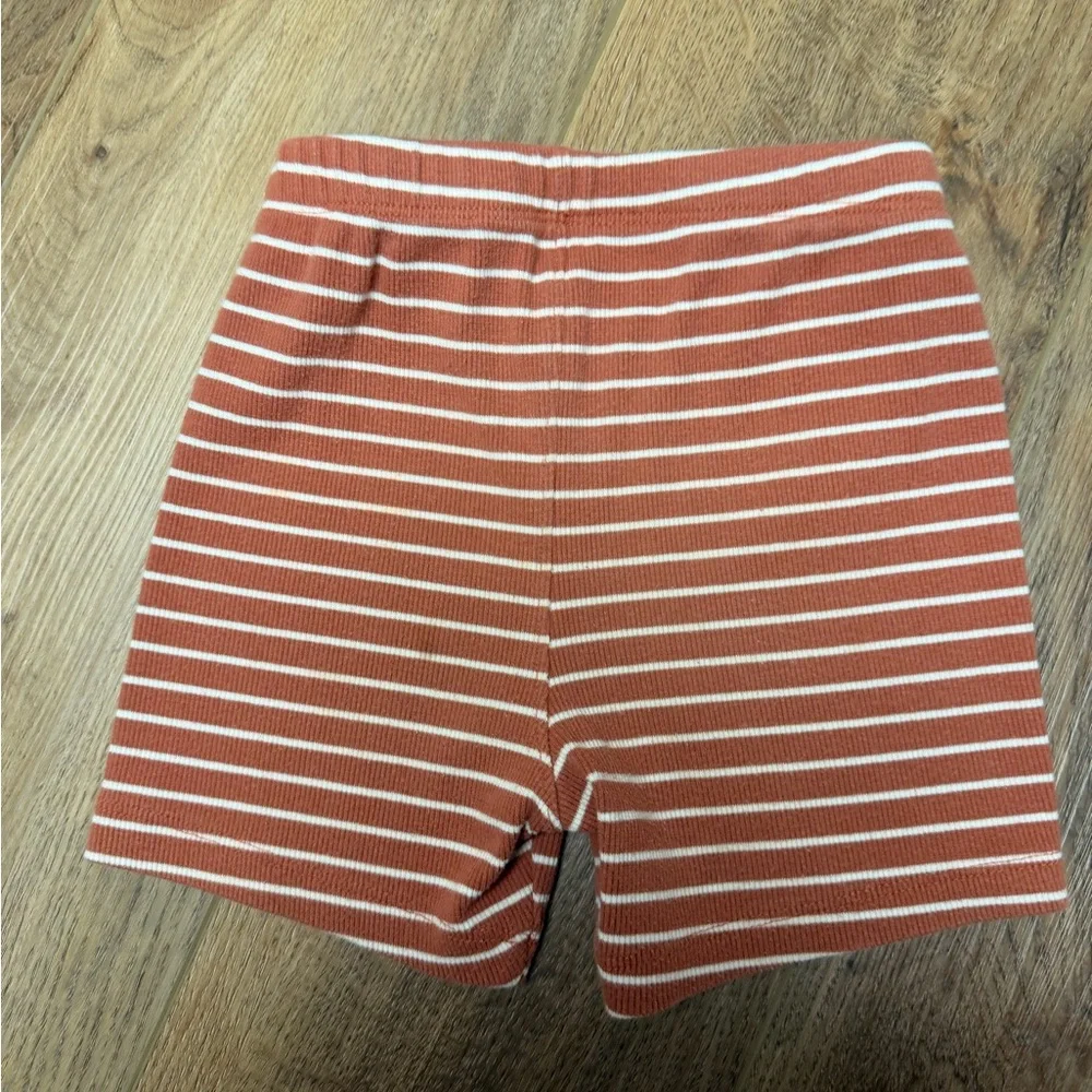 Little & Co. Kids Striped and Solid Shorts Set -‎ Gray and Red 3T